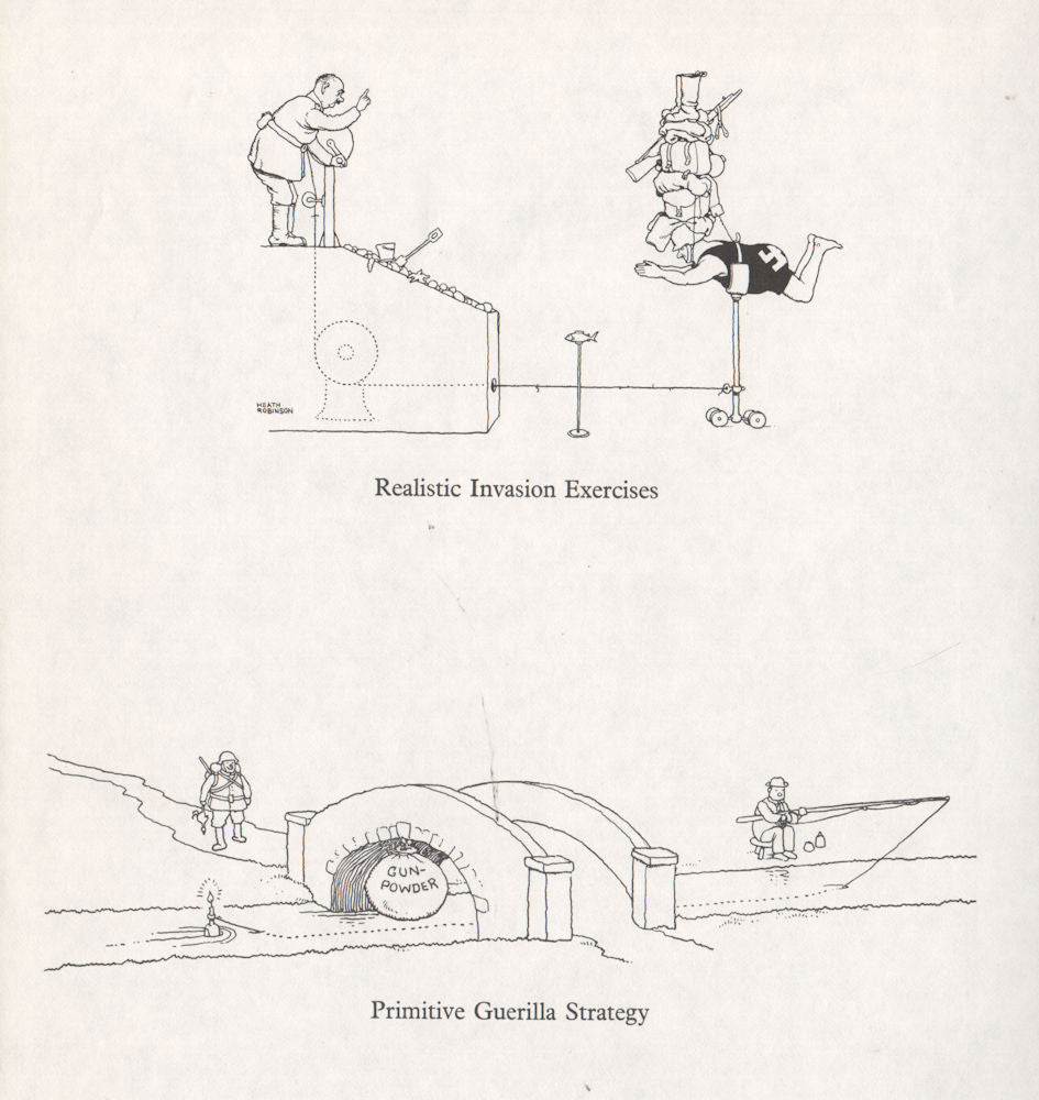 HEATH ROBINSON. Invasion Exercises. Guerilla Strategy. Second World War 1973